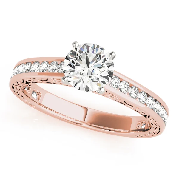 Vintage Inspired Channel Set Engagement Ring - Image 7