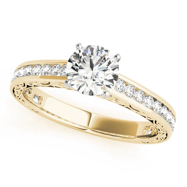 Vintage Inspired Channel Set Engagement Ring - Image 4