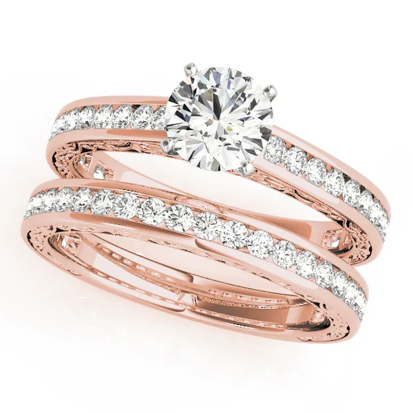 Vintage Inspired Channel Set Engagement Ring - Image 9