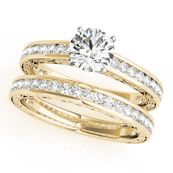 Vintage Inspired Channel Set Engagement Ring - Image 6