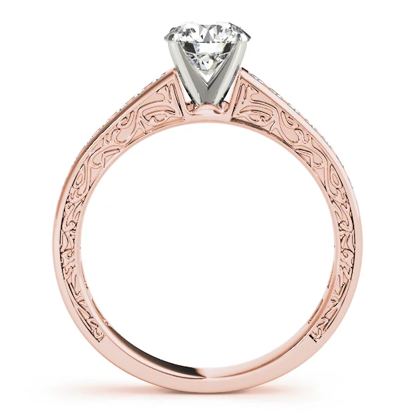 Vintage Inspired Channel Set Engagement Ring - Image 8