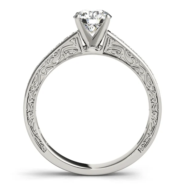 Vintage Inspired Channel Set Engagement Ring - Image 2