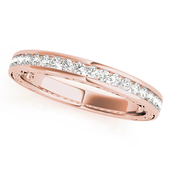 Channel Set Wedding Band - Image 5