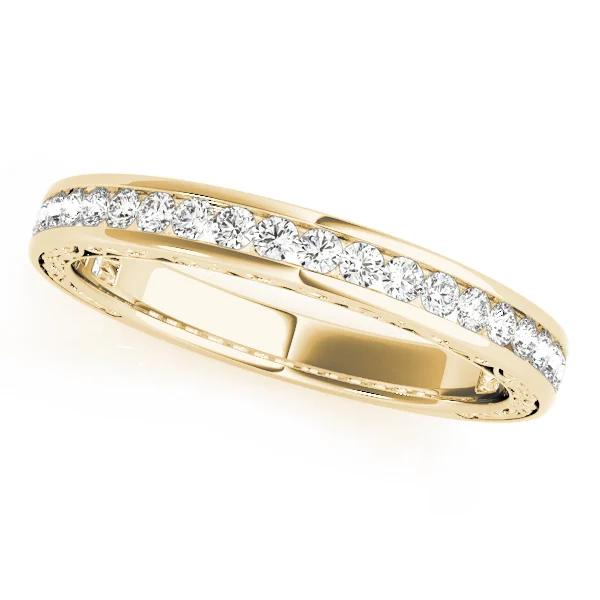 Channel Set Wedding Band - Image 3