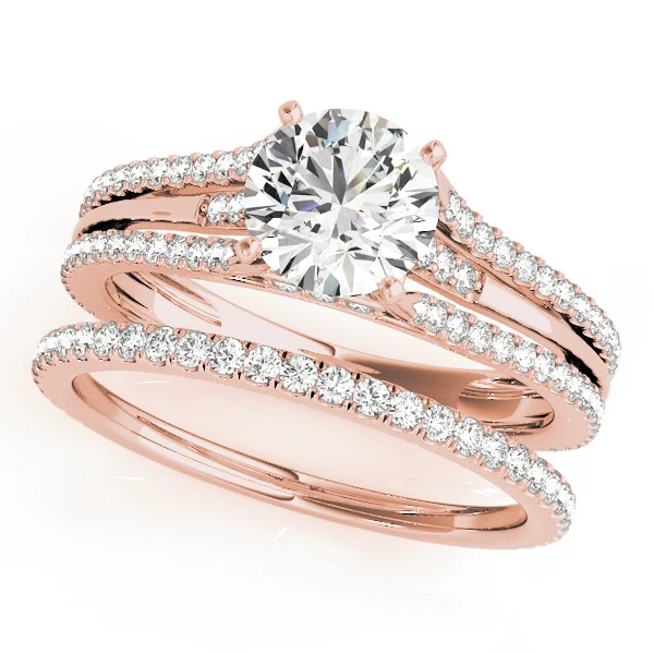 Multirow Hidden Halo Engagement Rings - Image 9