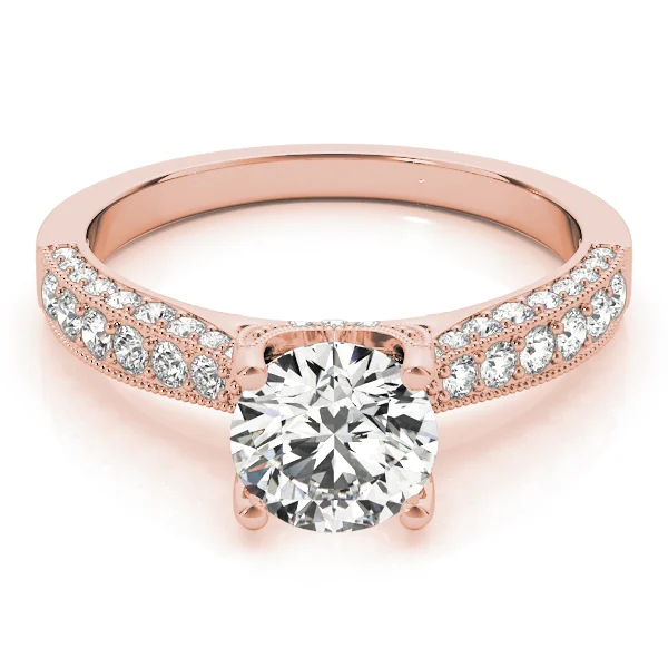 Vintage Inspired Milgrain Engagement Ring - Image 11