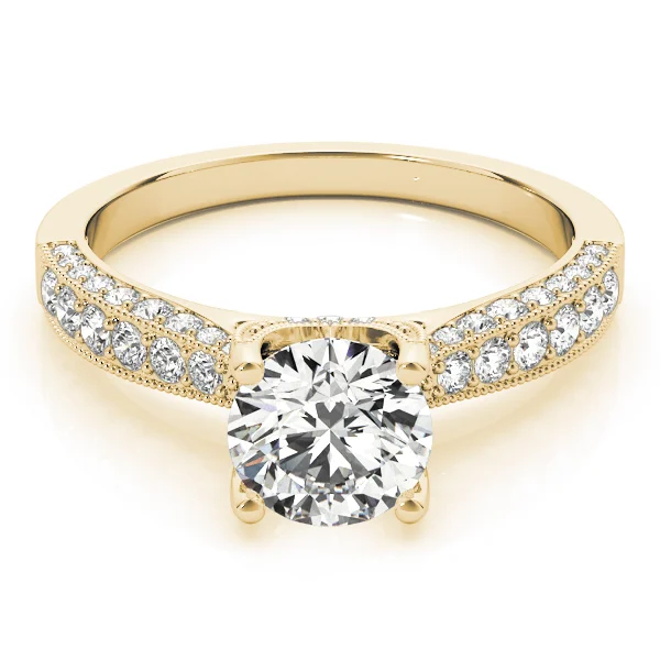 Vintage Inspired Milgrain Engagement Ring - Image 7