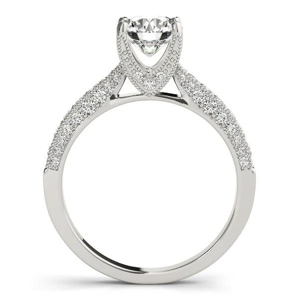 Vintage Inspired Milgrain Engagement Ring - Image 2