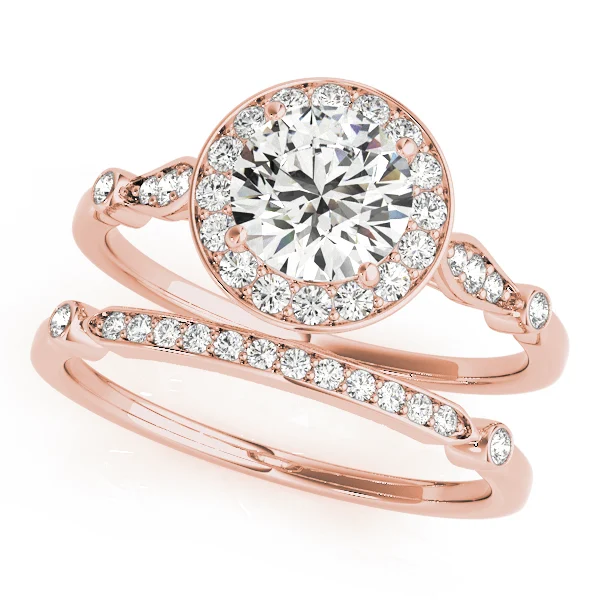 Solitaire Halo Engagement Rings - Image 9