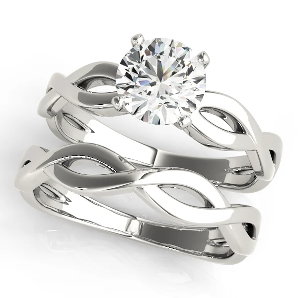 Twisted Shank Solitaire Engagement Ring - Image 3