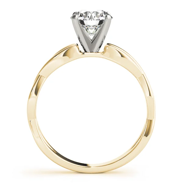 Twisted Shank Solitaire Engagement Ring - Image 5