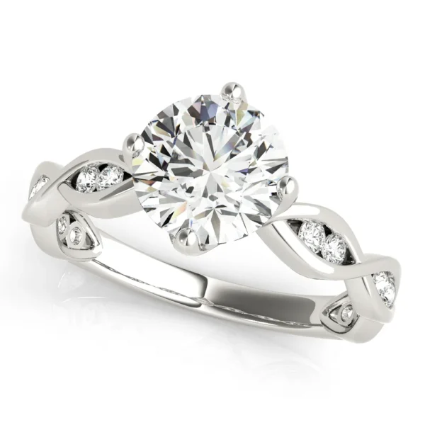 TWISTED SHANK ENGAGEMENT RING