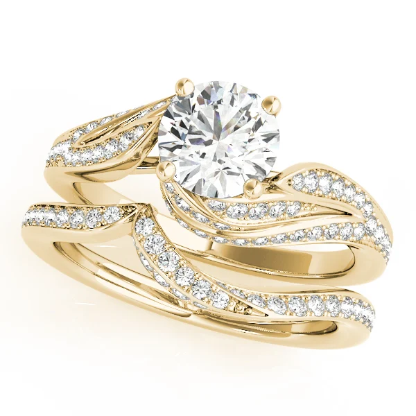 Bypass Swirled Round Engagement Ring - Image 7