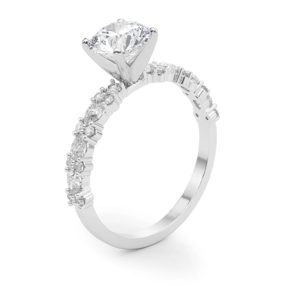 Contemporary Engagement Ring - Image 4