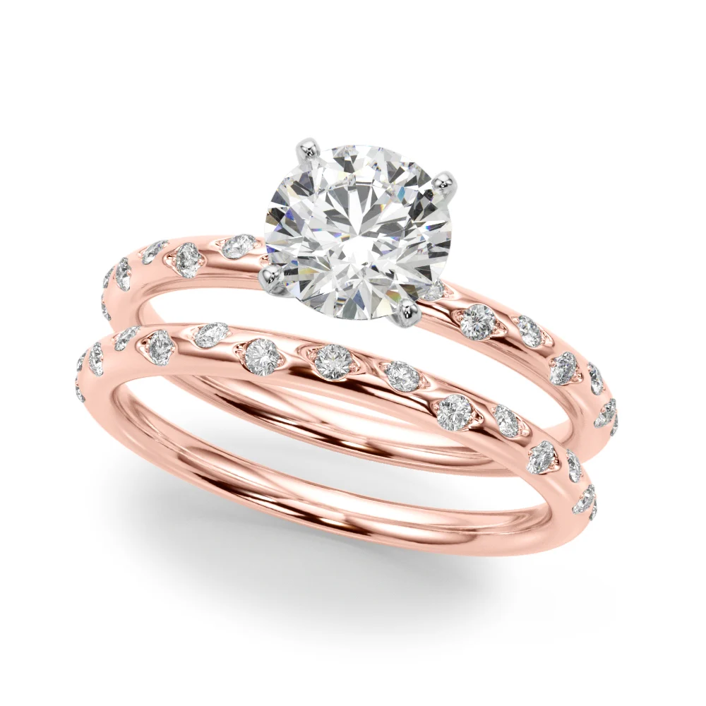Scattered Diamond Engagement Ring - Image 11