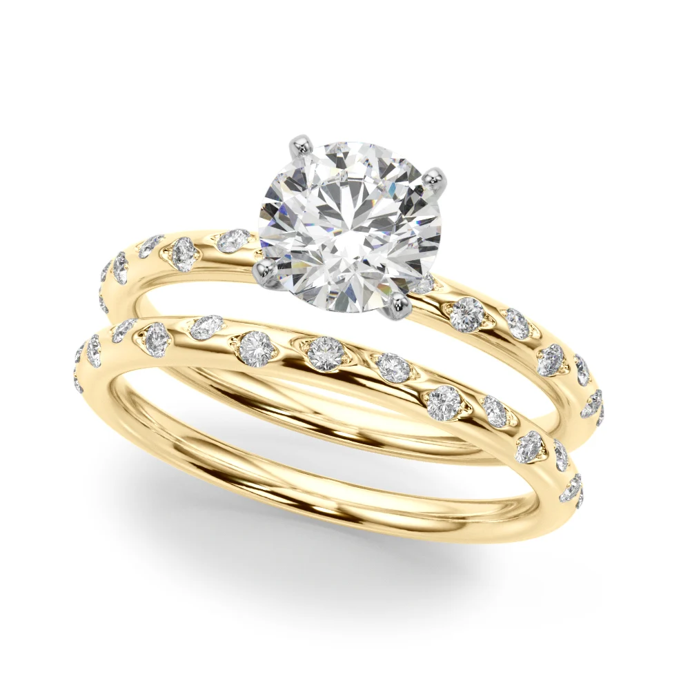 Scattered Diamond Engagement Ring - Image 7