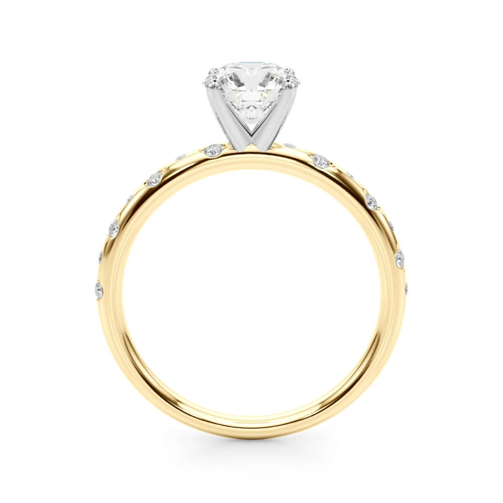 Scattered Diamond Engagement Ring - Image 6