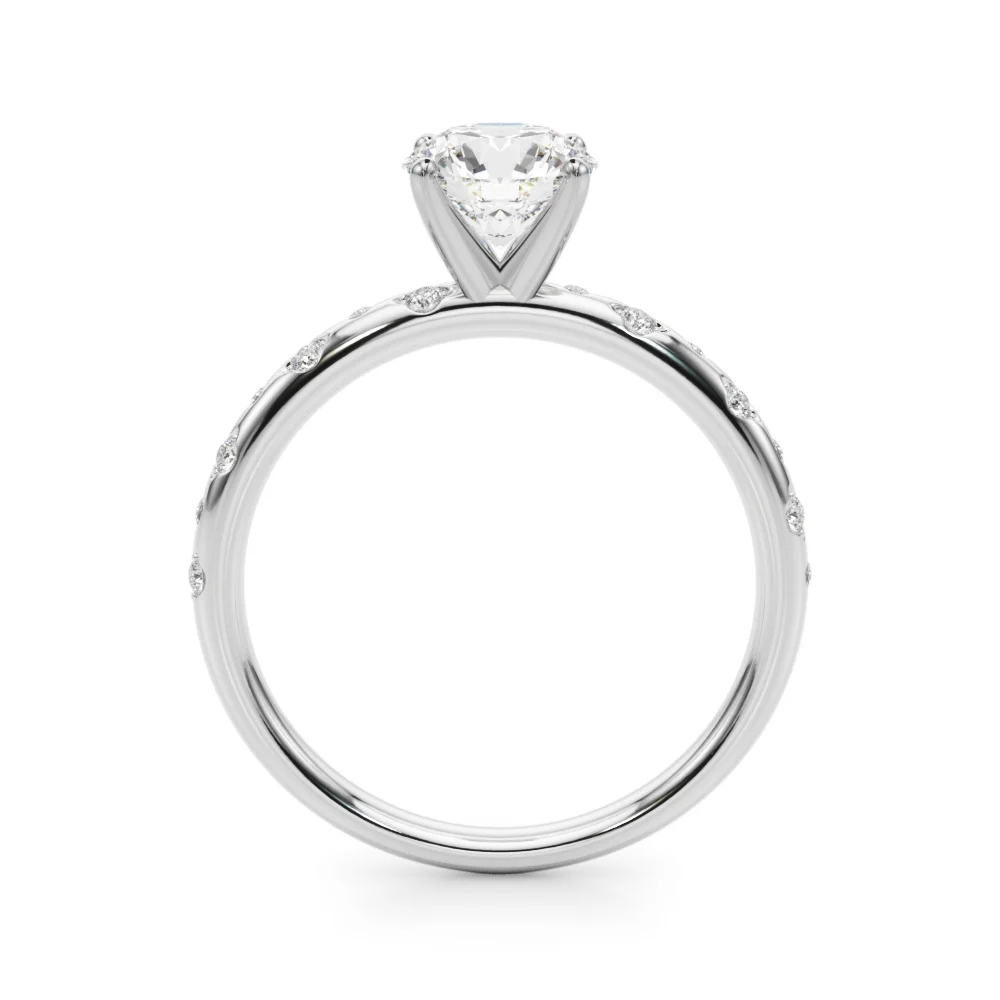 Scattered Diamond Engagement Ring - Image 2