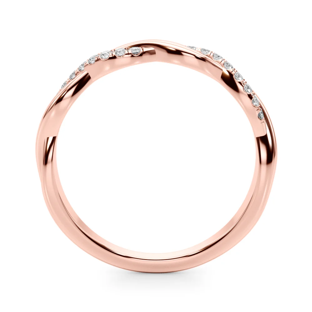 Twisting Wedding Band - Image 6