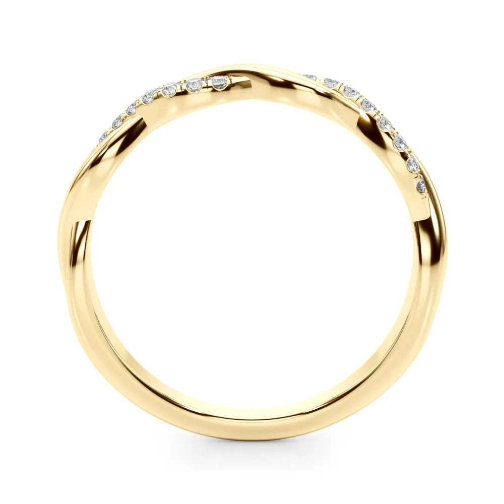 Twisting Wedding Band - Image 4