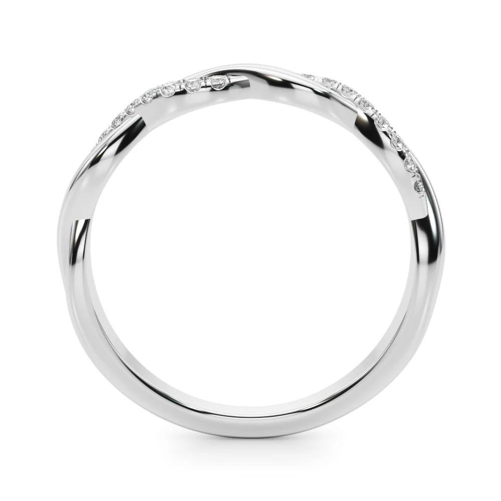 Twisting Wedding Band - Image 2