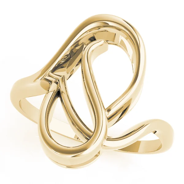 Solitaire Abstract Engagement Rings - Image 5