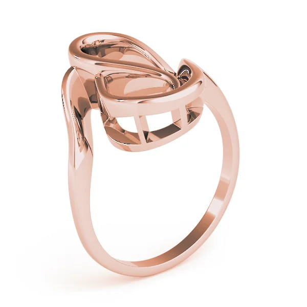 Solitaire Abstract Engagement Rings - Image 12