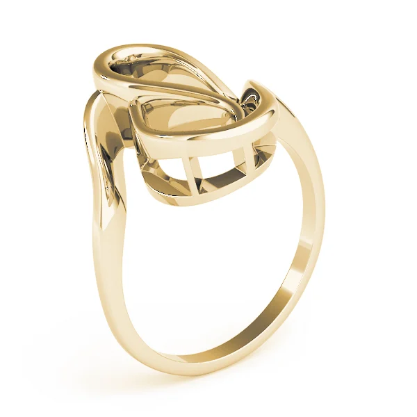 Solitaire Abstract Engagement Rings - Image 8