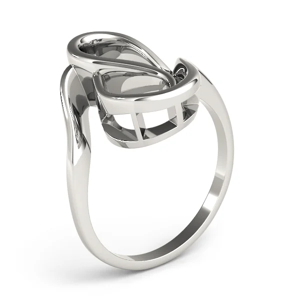 Solitaire Abstract Engagement Rings - Image 4