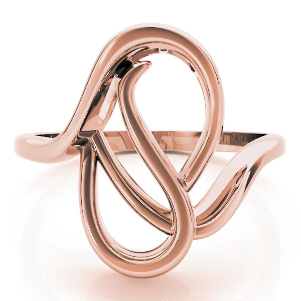 Solitaire Abstract Engagement Rings - Image 11