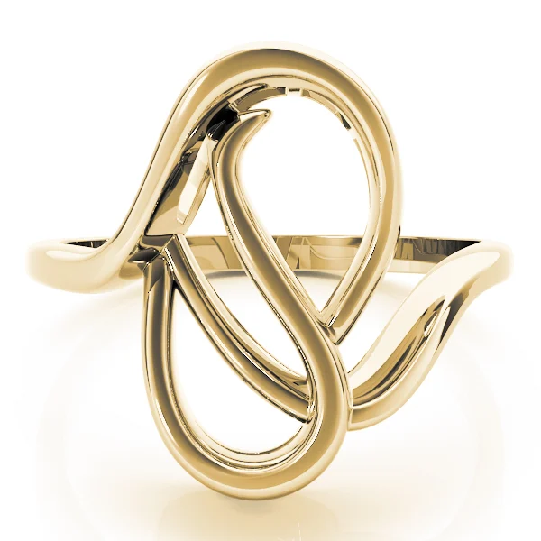 Solitaire Abstract Engagement Rings - Image 7