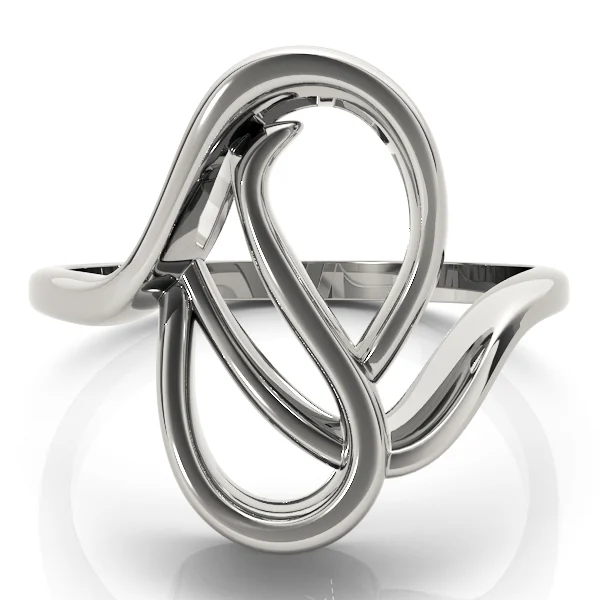 Solitaire Abstract Engagement Rings - Image 3
