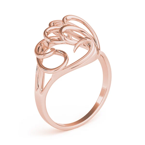 Freeform Solitaire Engagement Ring - Image 12