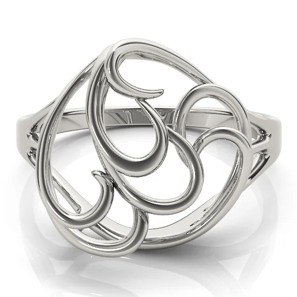Freeform Solitaire Engagement Ring - Image 3