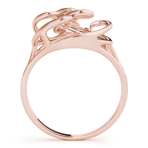 Freeform Solitaire Engagement Ring - Image 10