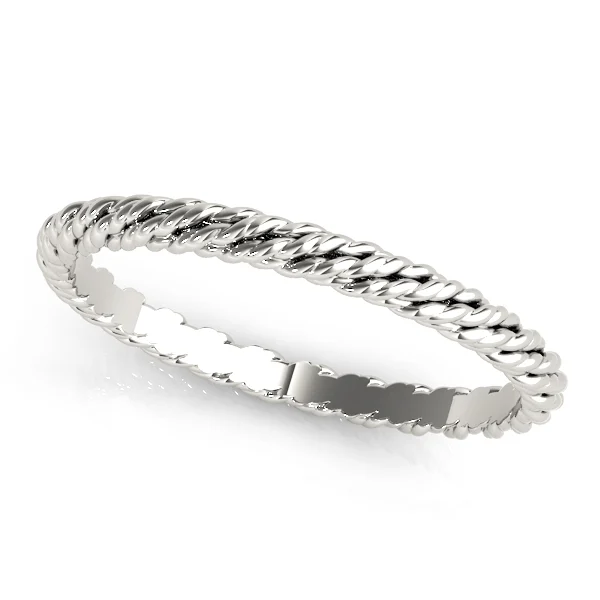 Gold Twisted Rope Wedding Band