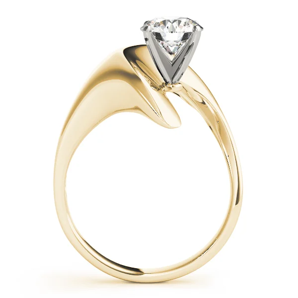 Solitaire Swirl Engagement Rings - Image 6