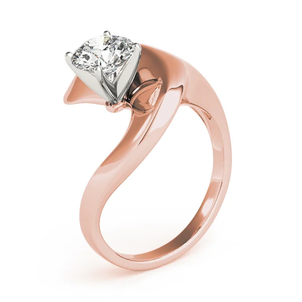 Solitaire Swirl Engagement Rings - Image 12
