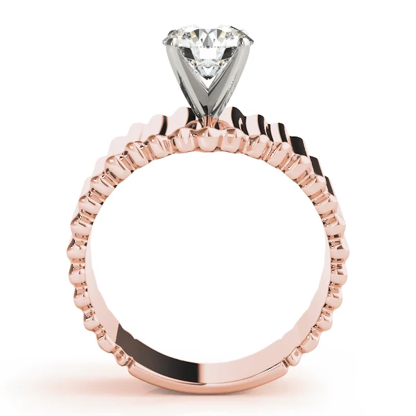 Solitaire Round Engagement Ring - Image 10
