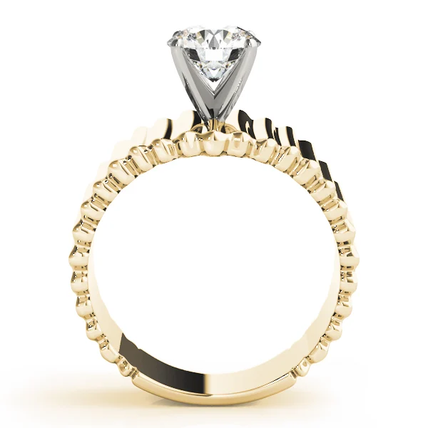 Solitaire Round Engagement Ring - Image 6