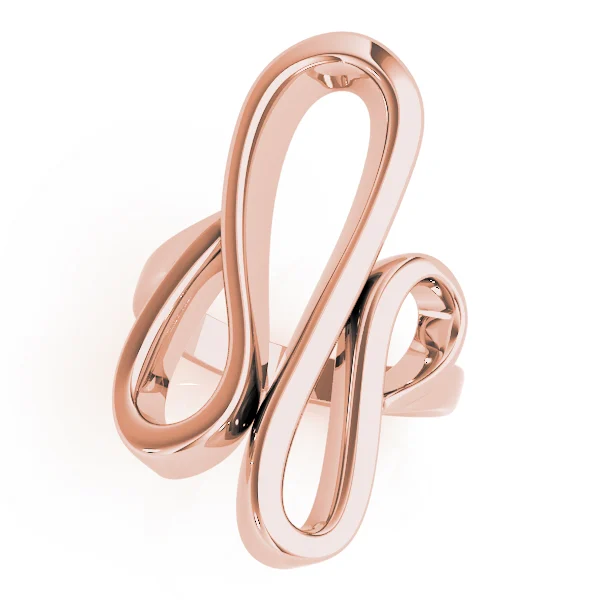 Swirl Freedom Symbol Engagement Rings - Image 9
