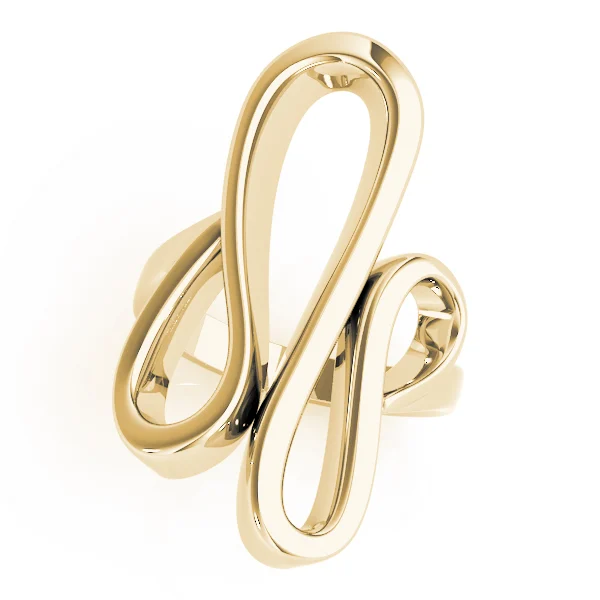 Swirl Freedom Symbol Engagement Rings - Image 5