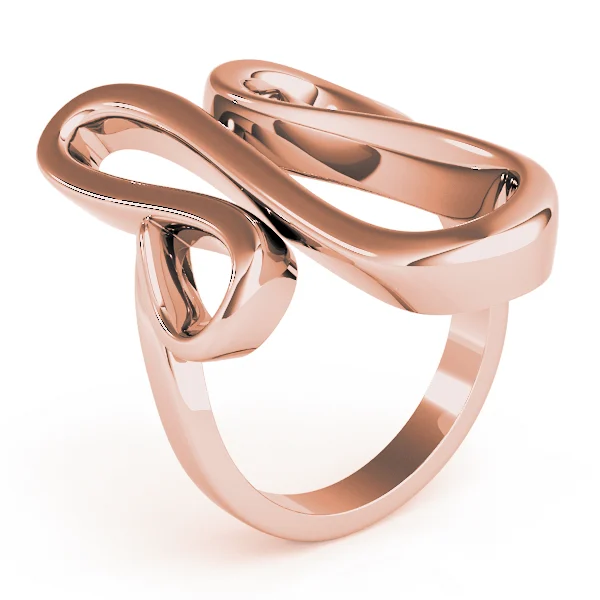 Swirl Freedom Symbol Engagement Rings - Image 12