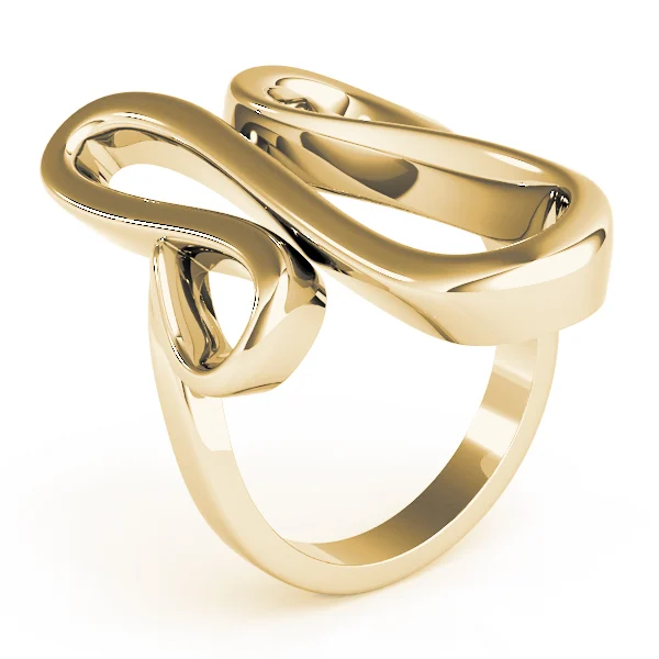 Swirl Freedom Symbol Engagement Rings - Image 8