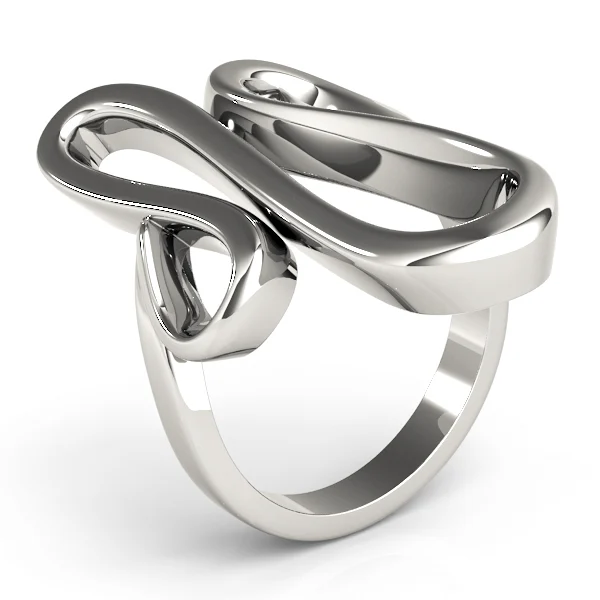 Swirl Freedom Symbol Engagement Rings - Image 4