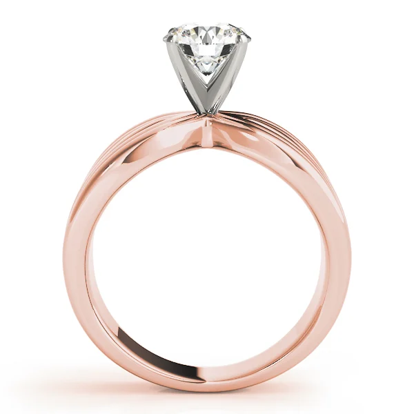 Contemporary Solitaire Engagement Ring - Image 10