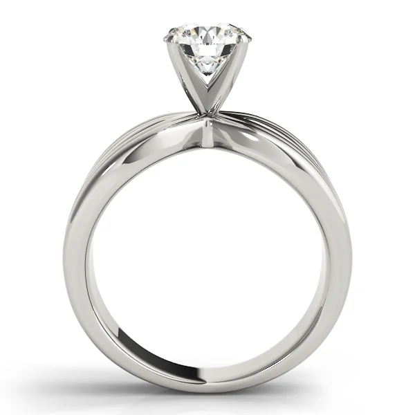 Contemporary Solitaire Engagement Ring - Image 2