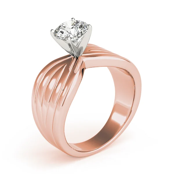 Contemporary Solitaire Engagement Ring - Image 12