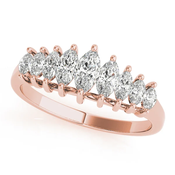 Fancy Shape Marquise Wedding Bands - Image 5