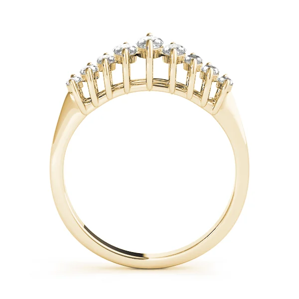 Fancy Shape Marquise Wedding Bands - Image 4